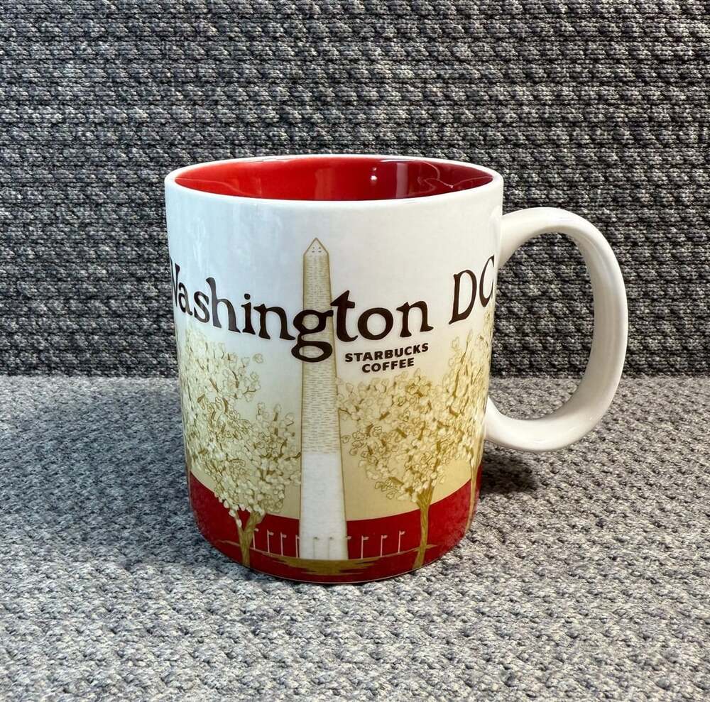 Washington D.C. Starbucks Coffee Mug 2010 Collector Series 16oz